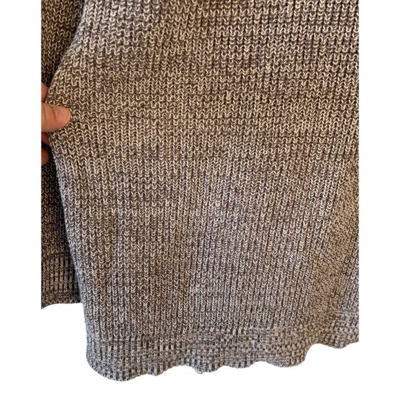 TORRID Gray + White Marl Round Cut Out Keyhole Neck Tunic Knit Sweater Size 2X - Picture 7 of 7